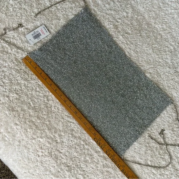 NWT Bodyrage Silver Chainmail Halter Top OSFM Clubwear Sexy New - Picture 4 of 9